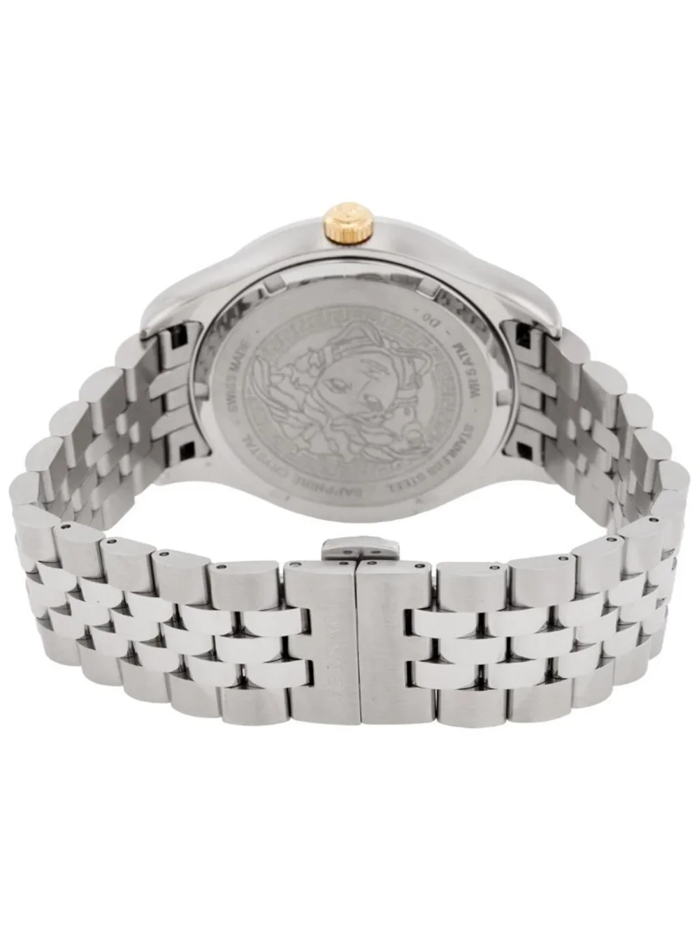 NWT Versace Hellenyium Quartz Black Dial Men's Watch